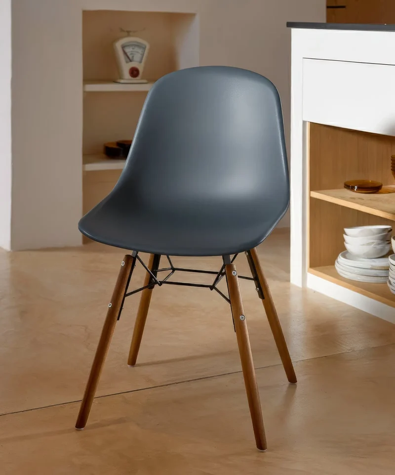 Silla de Polipropileno y Madera Elon