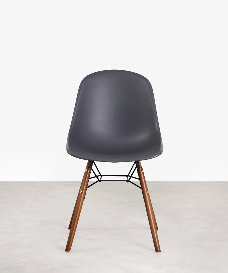 Silla de Polipropileno y Madera Elon