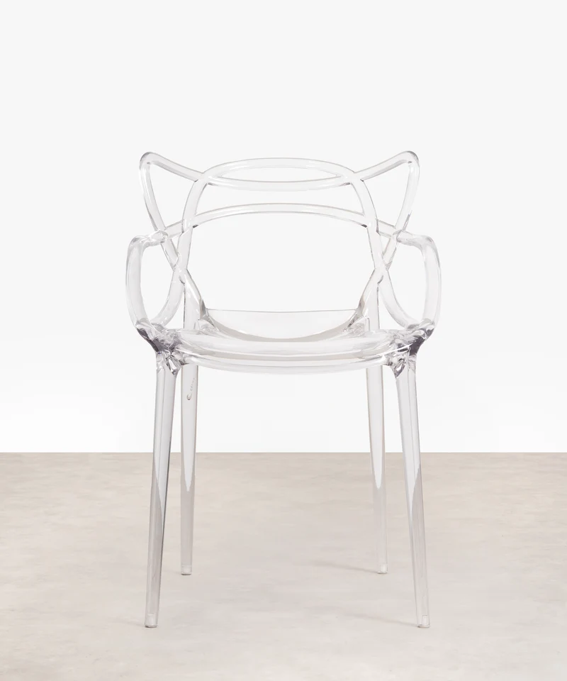 Silla de Policarbonato con Reposabrazos Ribbon