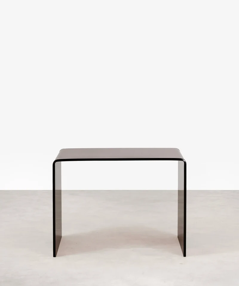 Mesa de Cristal Templado Jolene (63x50 cm)