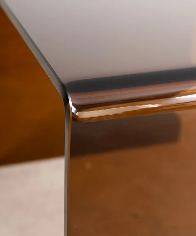 Mesa de Cristal Templado Jolene (63x50 cm)