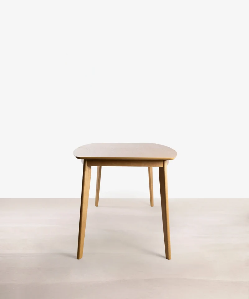 Mesa de Comedor Rectangular Extensible en Madera Tina (150-200 x 90 cm)