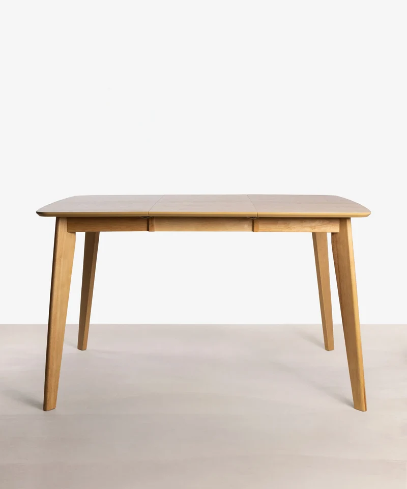 Mesa de Comedor Cuadrada en Madera Extensible Livia (90-130 x 90 cm)