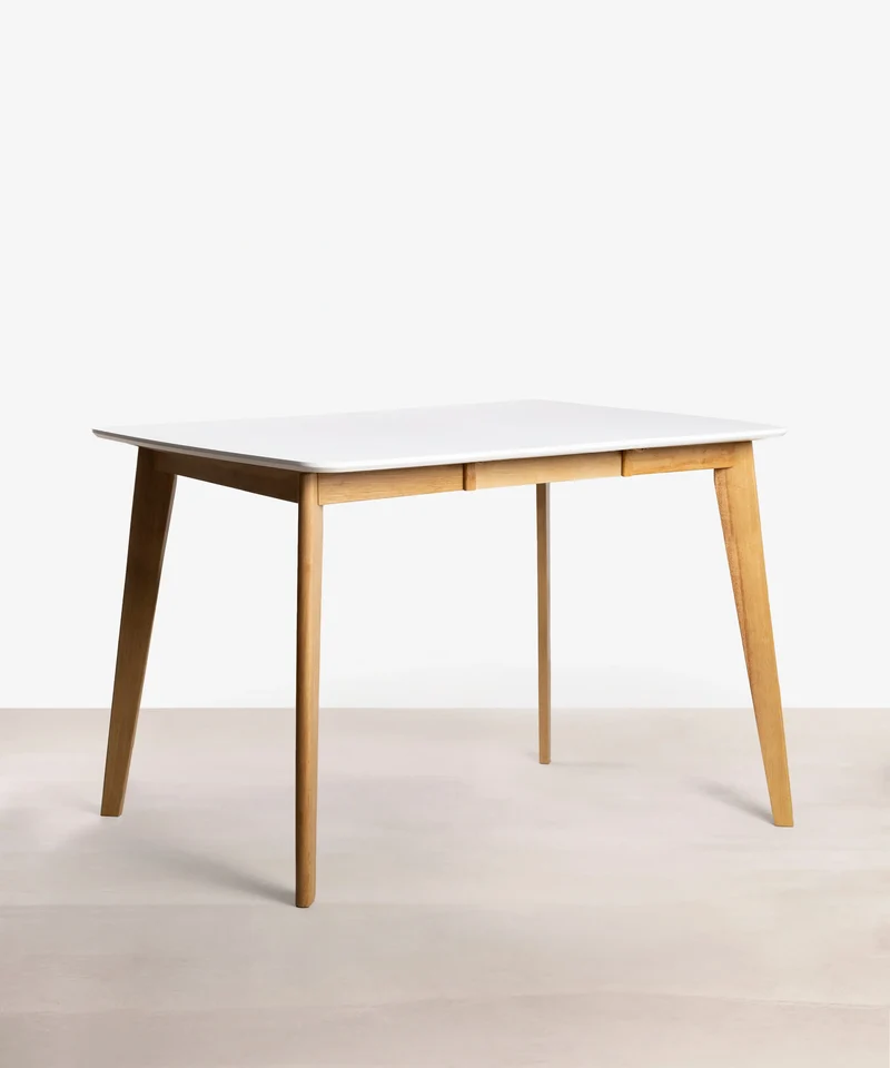 Mesa de Comedor Cuadrada en Madera Extensible Livia (90-130 x 90 cm)