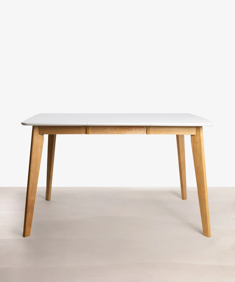 Mesa de Comedor Cuadrada en Madera Extensible Livia (90-130 x 90 cm)