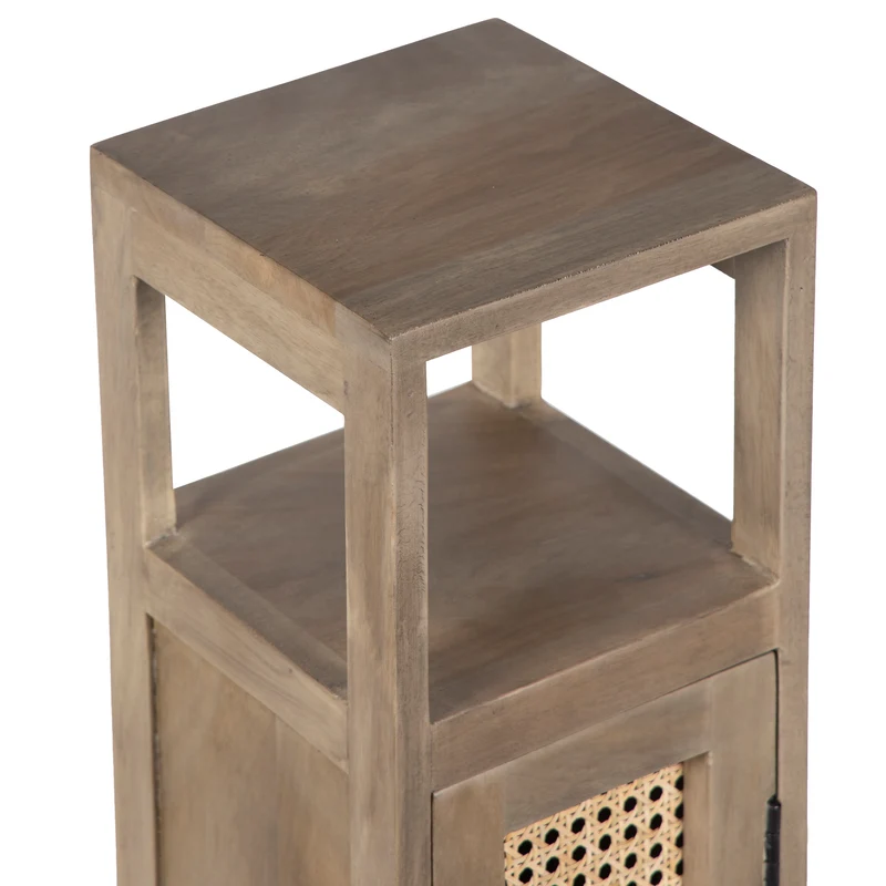 Petit Colonne de rangement 1 etagere 1 porte | Manguier Osmose