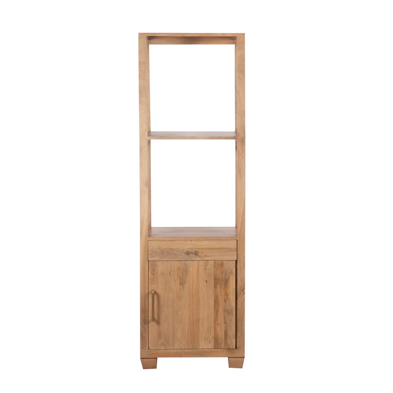 Colonne de rangement 1 tiroir 1 porte | Manguier Maxico