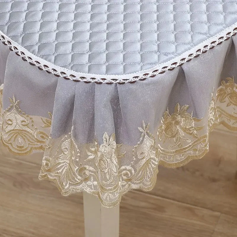 Lot de 2 Galette de Chaise avec Volant