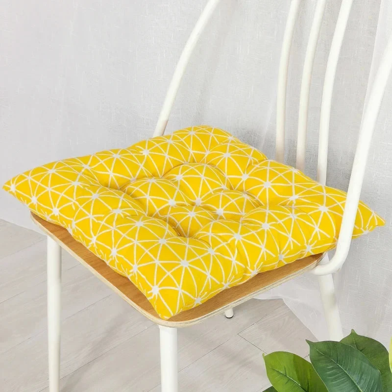 Galette de Chaise Jaune à étoile