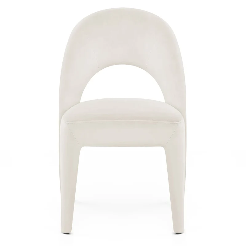 Chaise Velours - Amore Ivoire