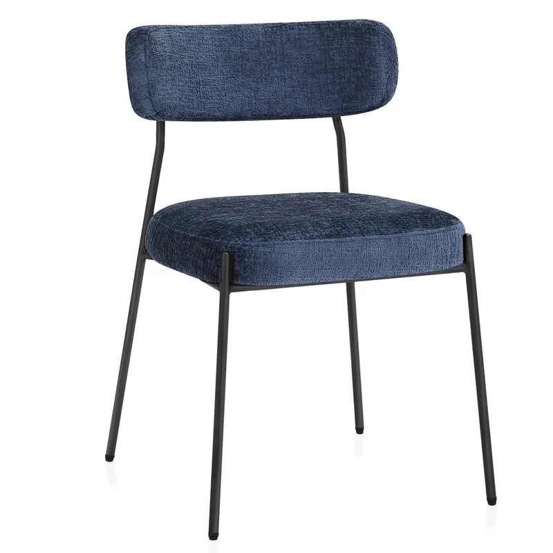 Chaise Tissu - Diana Bleu