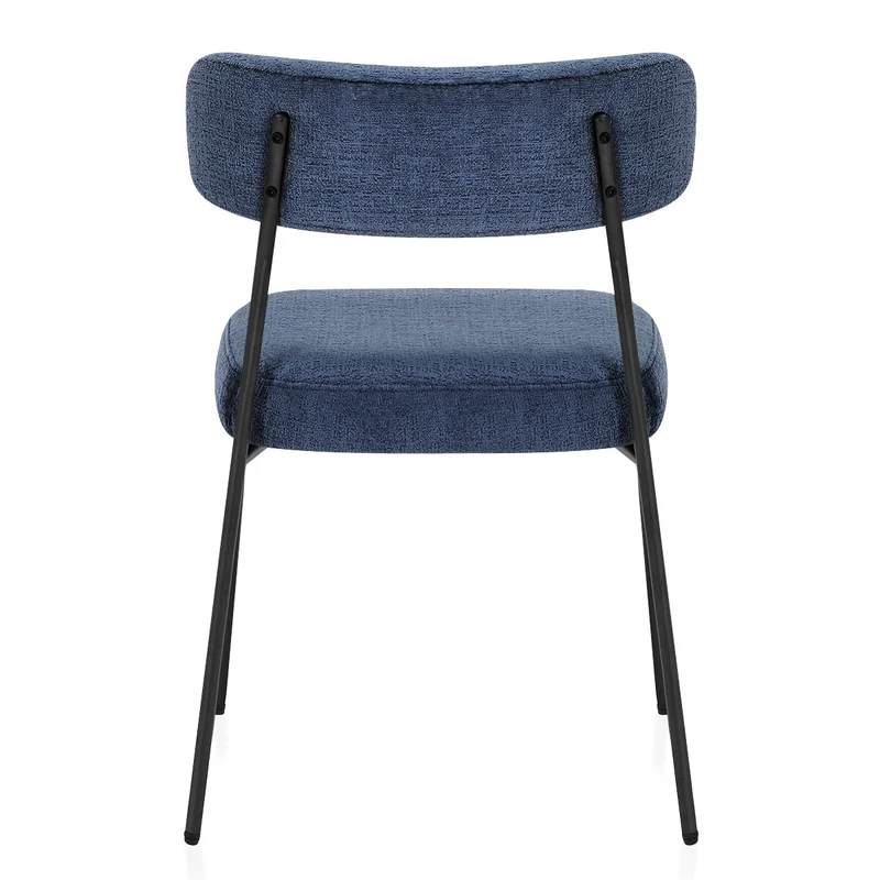 Chaise Tissu - Diana Bleu