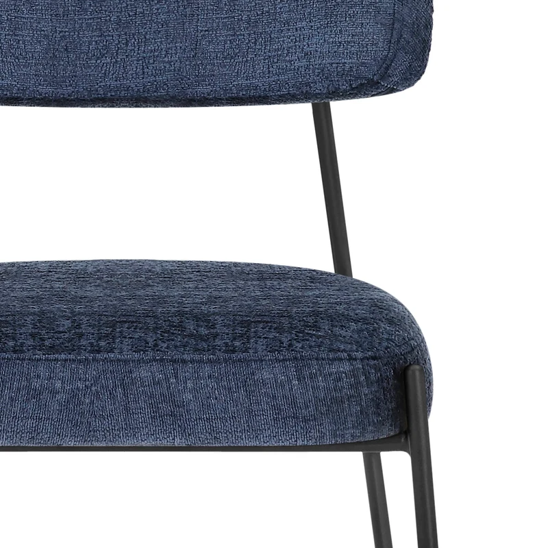 Chaise Tissu - Diana Bleu