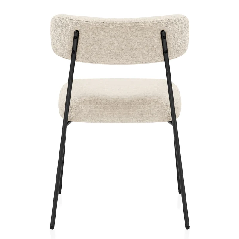 Chaise Tissu - Diana Crème