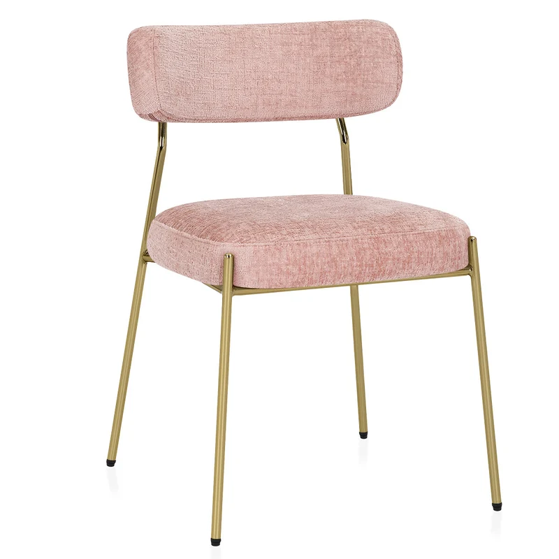 Chaise Tissu - Diana Or Rose