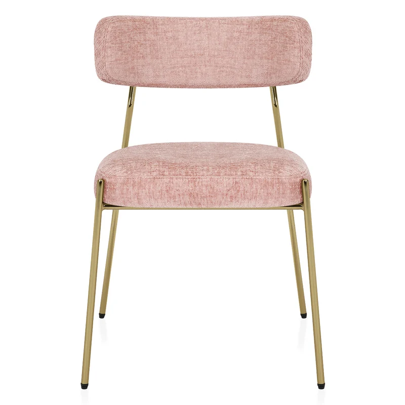 Chaise Tissu - Diana Or Rose