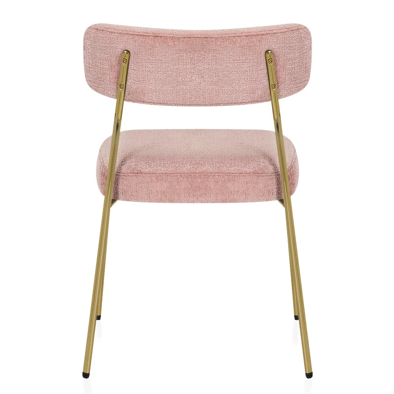 Chaise Tissu - Diana Or Rose