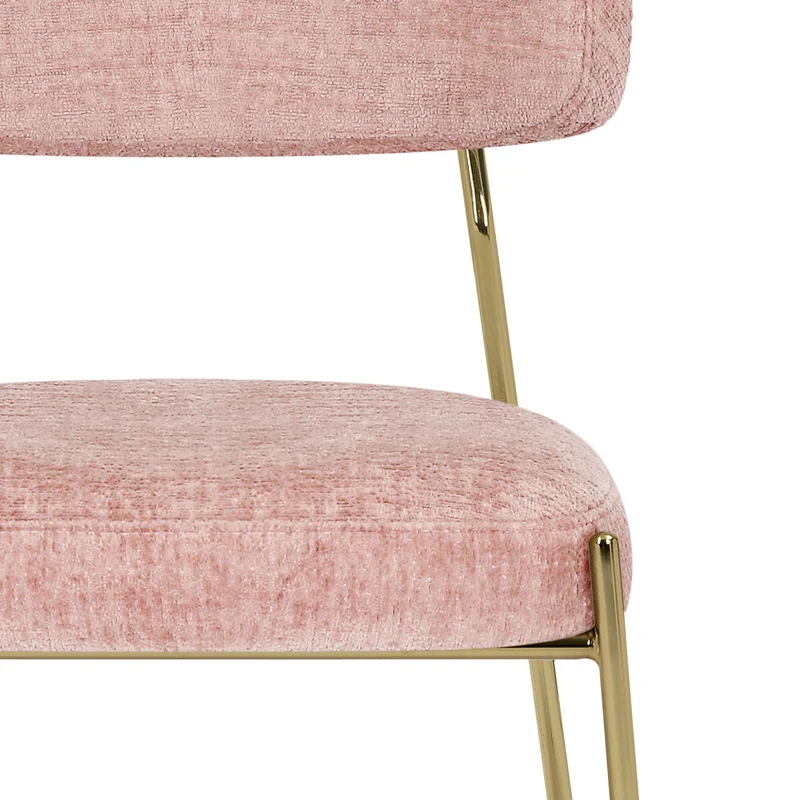 Chaise Tissu - Diana Or Rose