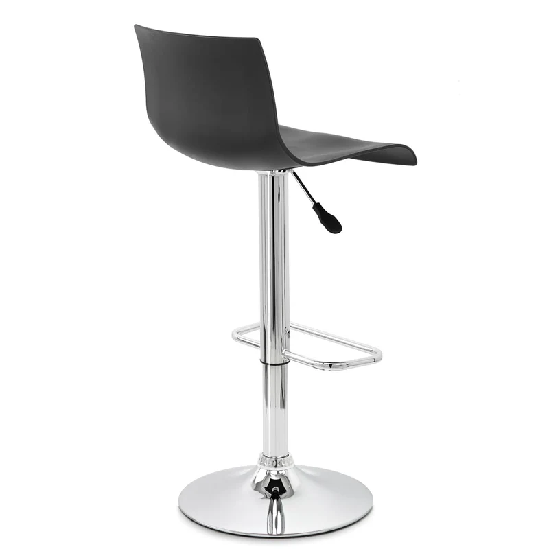 Chaise de Bar ABS Chrome - Serena Noir