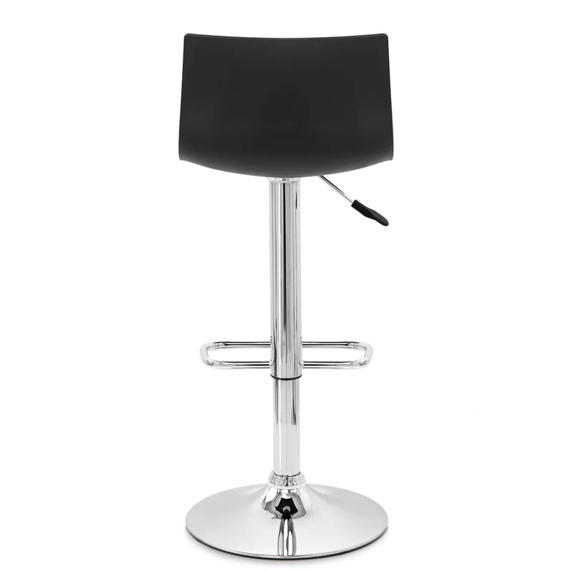 Chaise de Bar ABS Chrome - Serena Noir