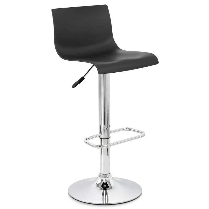 Chaise de Bar ABS Chrome - Serena Noir