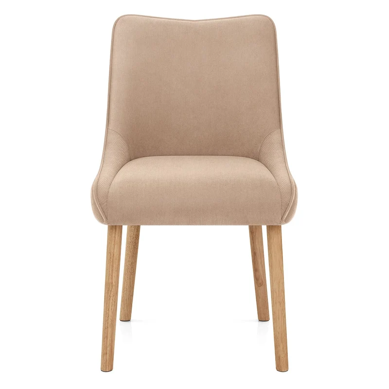 Chaise Tissu Bois - Isabella Crème