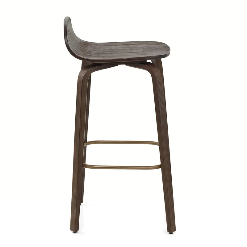 Tabouret Bois foncé - Curve Bois