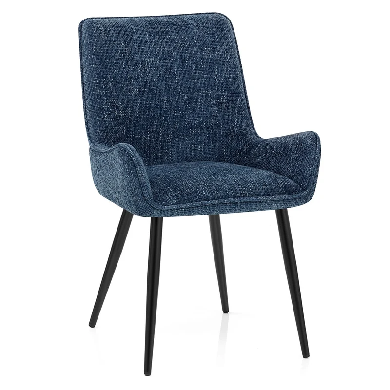 Chaise Tissu - Rene Bleu