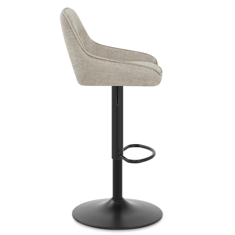 Tabouret de Bar Tissu - Paris Taupe