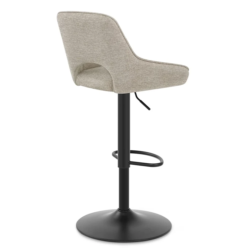 Tabouret de Bar Tissu - Paris Taupe