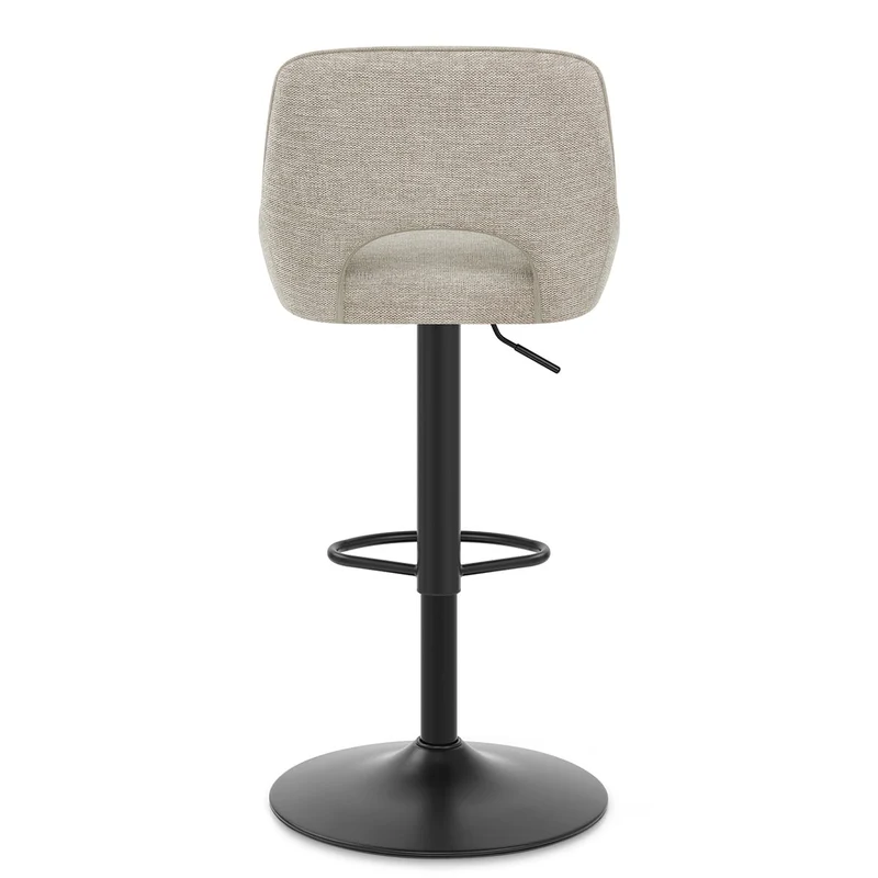 Tabouret de Bar Tissu - Paris Taupe
