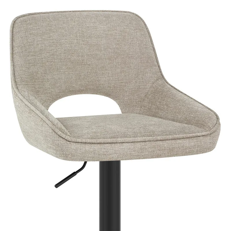 Tabouret de Bar Tissu - Paris Taupe