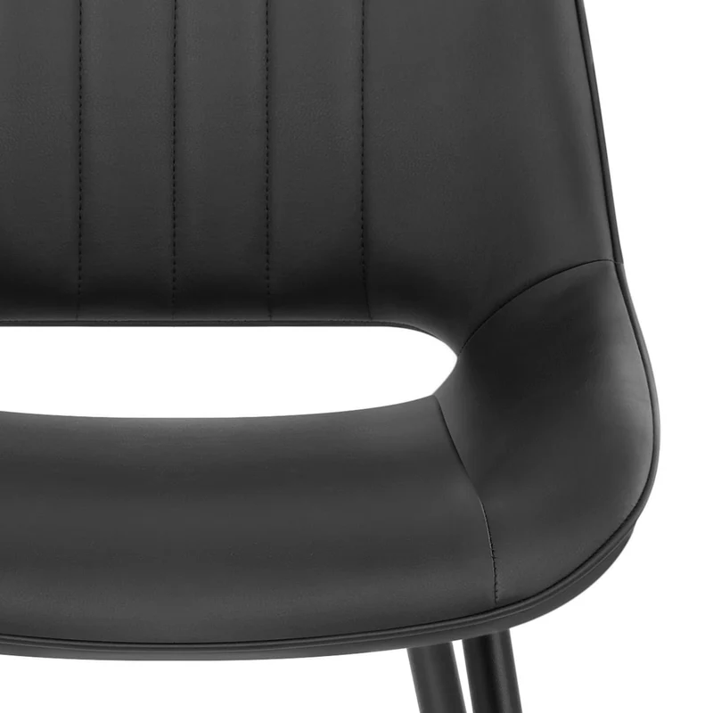 Chaise Faux Cuir - Priya Noir