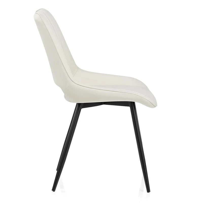 Chaise Faux Cuir - Priya Crème