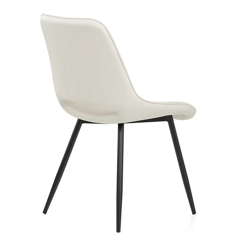 Chaise Faux Cuir - Priya Crème