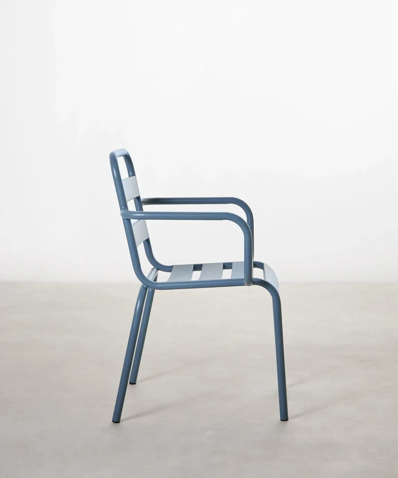 Silla de Metal con Reposabrazos Bora Arms