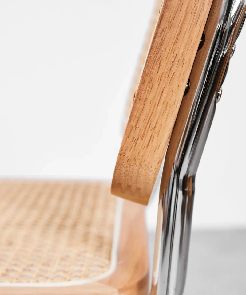 Silla de Comedor de Madera y Metal Candy