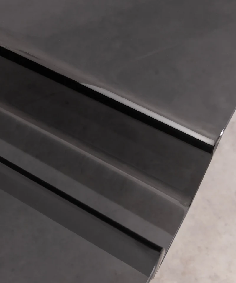 Mesa de Centro Rectangular de Cristal Templado Harbor (120x60 cm)