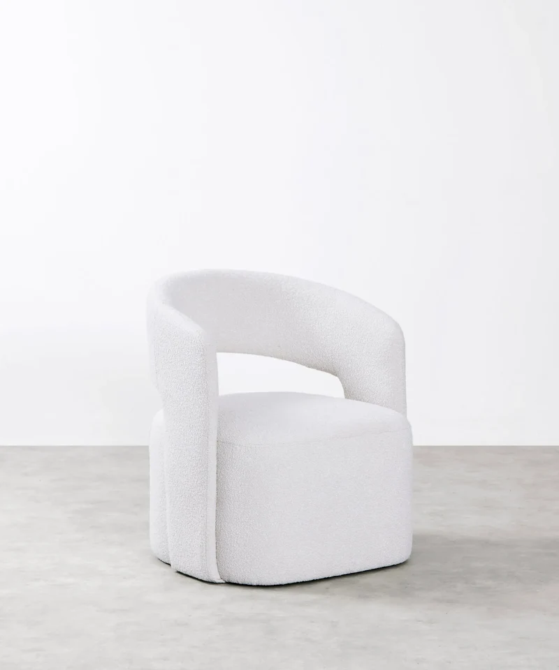 Sillón Tapizado con Reposabrazos Naya