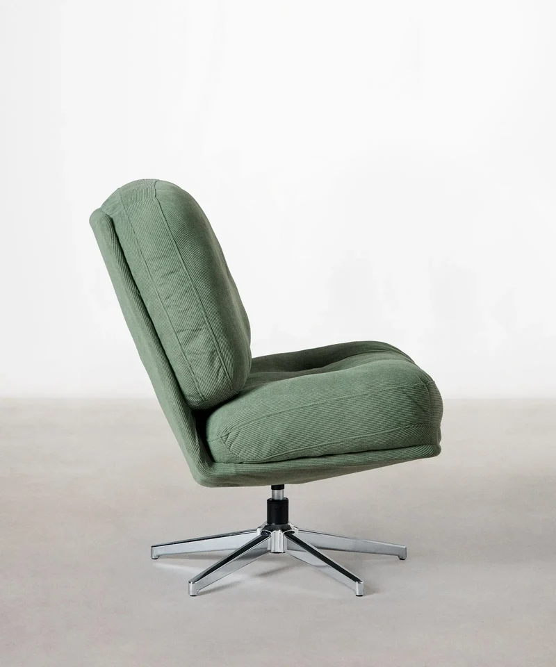 Sillón Giratorio Tapizado Orbit