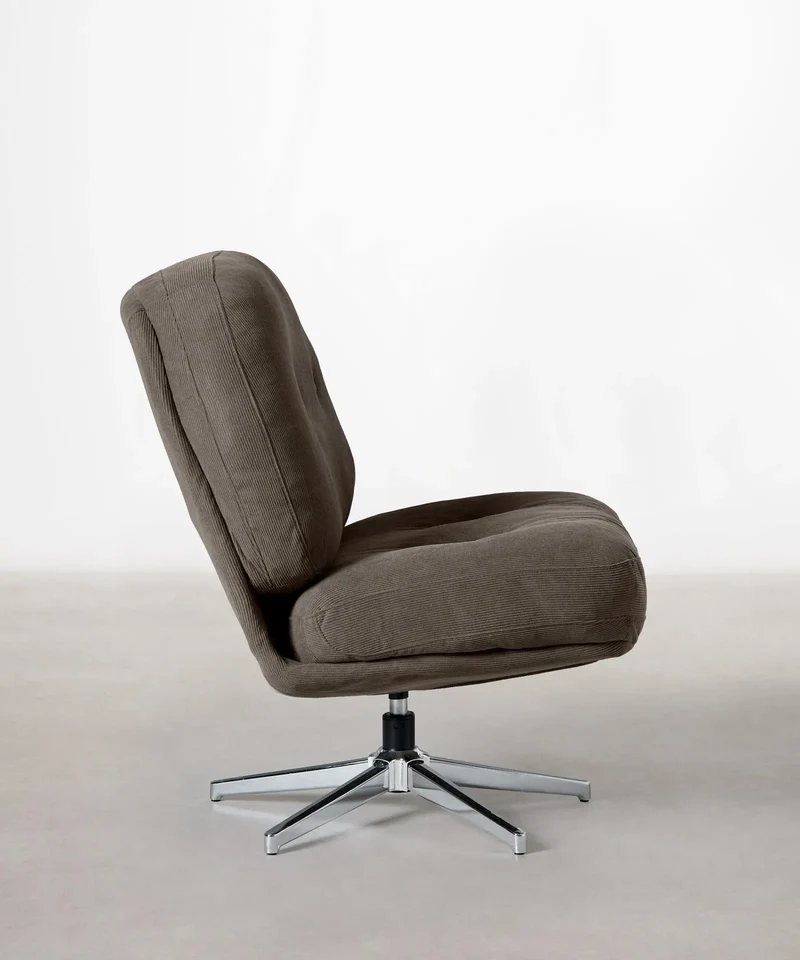 Sillón Giratorio Tapizado Orbit