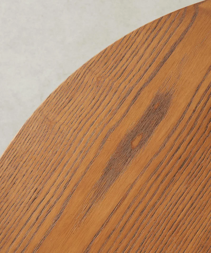 Mesa de Centro Redonda en Madera Takaya (80 cm)