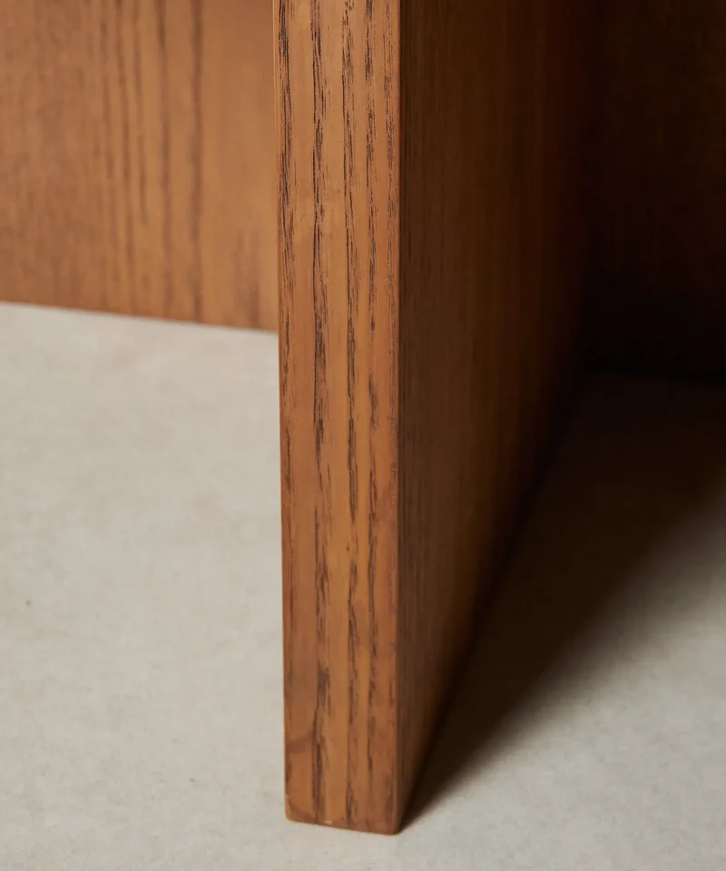 Mesa de Centro Redonda en Madera Takaya (80 cm)