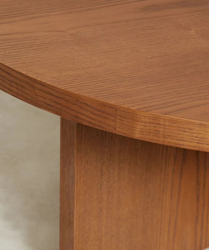 Mesa de Centro Redonda en Madera Takaya (80 cm)