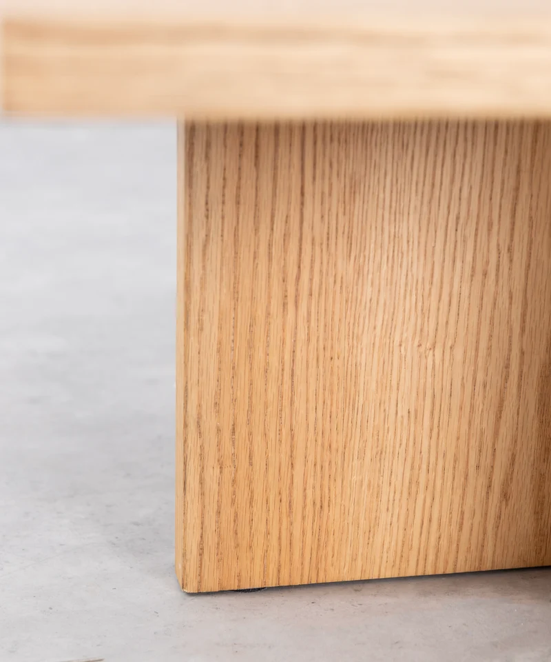 Mesa de Centro Cuadrada en Madera Nara (80x80 cm)