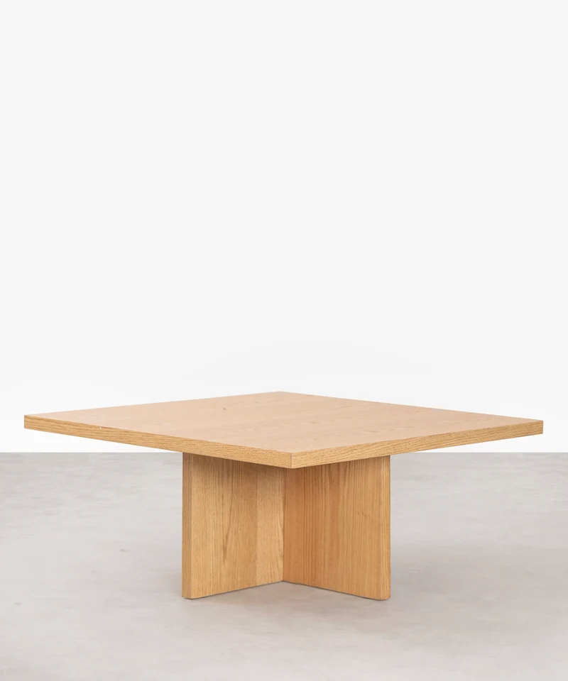 Mesa de Centro Cuadrada en Madera Nara (80x80 cm)