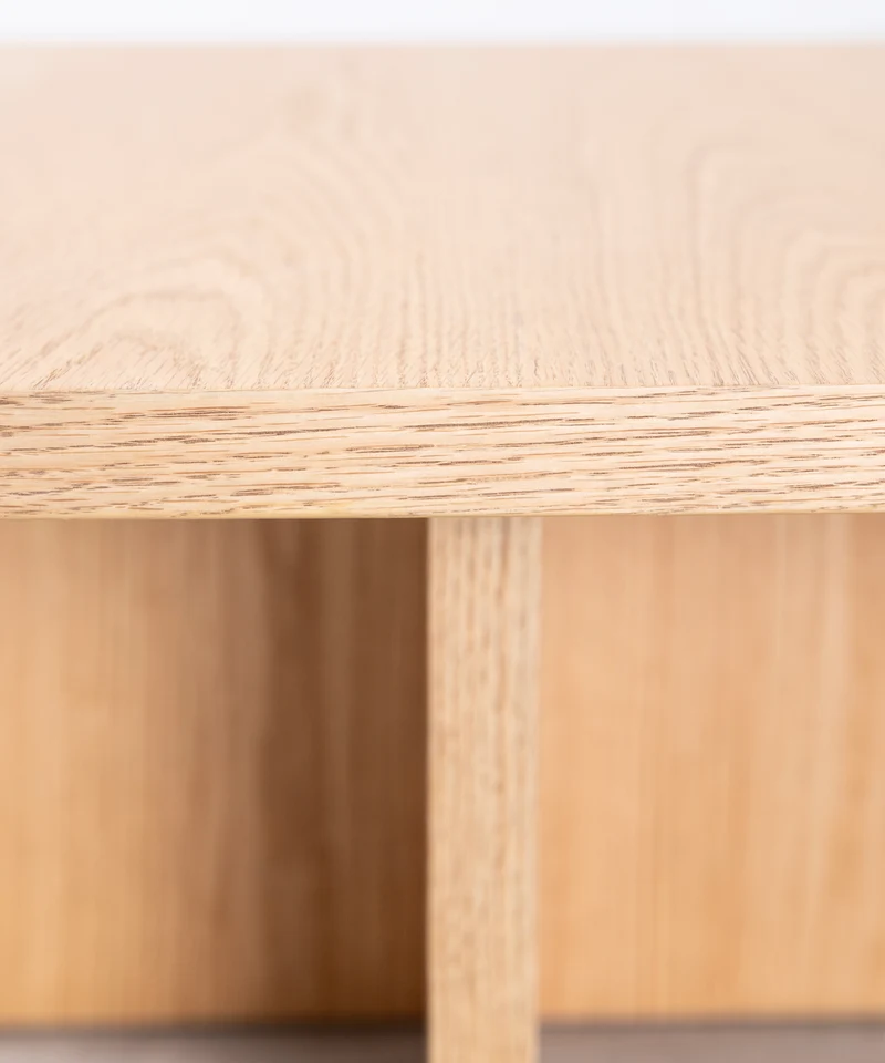 Mesa de Centro Cuadrada en Madera Nara (80x80 cm)