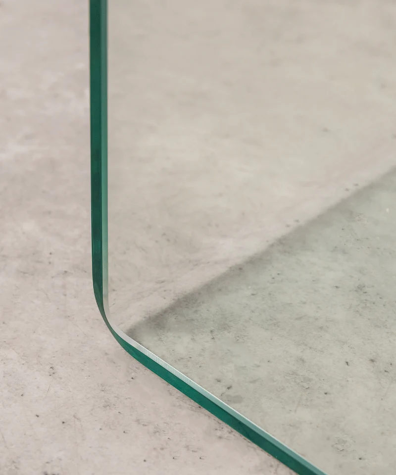 Mesa Auxiliar de Cristal Templado Tossa