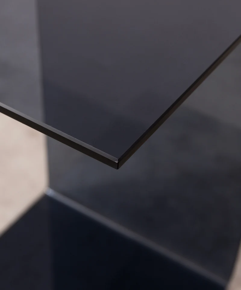Mesa Auxiliar de Cristal Templado Tossa