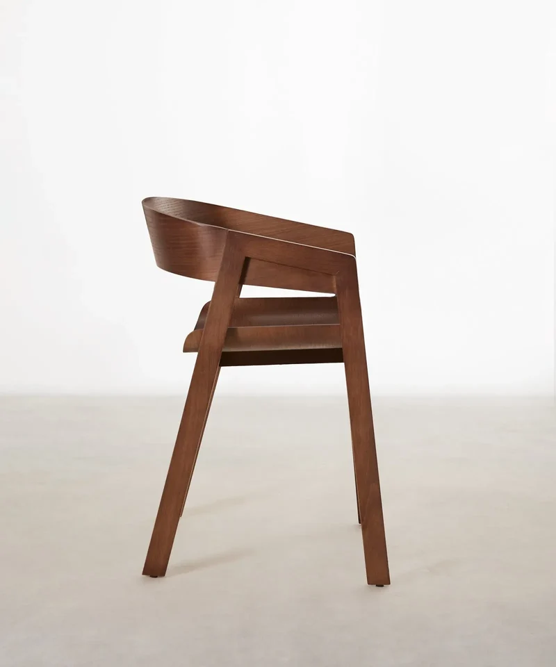 Silla de comedor en Madera con Reposabrazos Bella